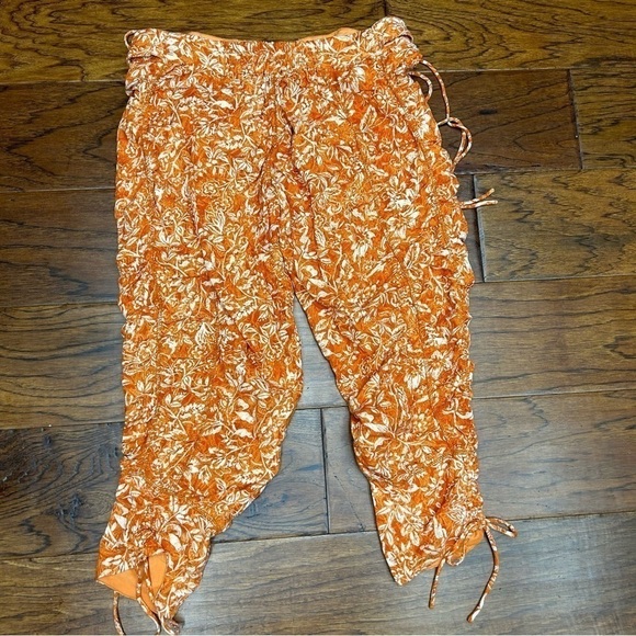 Free people linen Dusk 'Til Dawn Parachute Pants - Picture 3 of 6